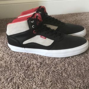 VANS Off The Wall Leather Hightop Size 13